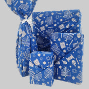Waste Free Celebrations Furoshiki Wrapping Cloths Happy Hanukkah - 4 Furoshiki Gift Wraps Happy Hanukkah - 4 Furoshiki Gift Wraps