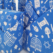 Waste Free Celebrations Furoshiki Wrapping Cloths Happy Hanukkah - 4 Furoshiki Gift Wraps Happy Hanukkah - 4 Furoshiki Gift Wraps