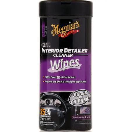 Racing Pro NZ Ltd G13600 - Meguiar's Quik Interior Detailer Wipes 25pk G13600 - Meguiar's Quik Interior Detailer Wipes 25pk