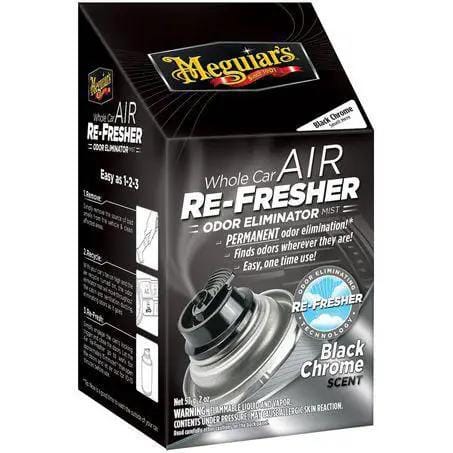Racing Pro NZ Ltd G181302 - Meguiar's Car Air Freshener - Air Re-Fresher Black Chrome Scent G181302 - Meguiar's Car Air Freshener - Air Re-Fresher Black Chrome Scent