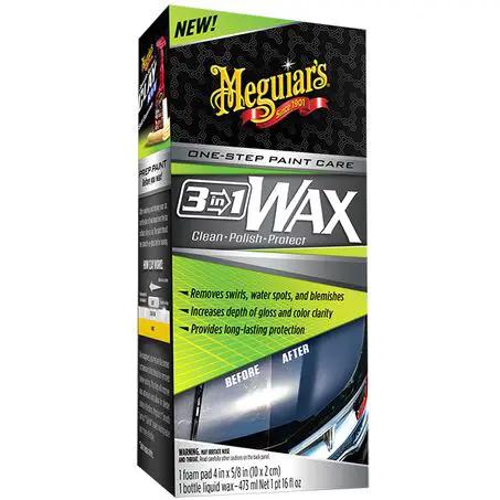 G191016 - Meguiar's 3 In 1 Wax - 473ML by Racing Pro NZ Ltd