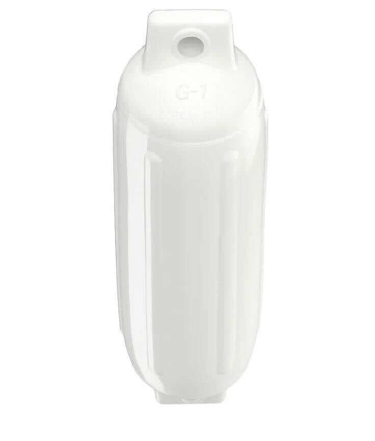 G2 Polyform Utility Fender 117X407mm in white, ideal for boats and commercial fishing applications.