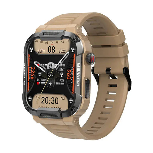 MK66 Smart Waterproof Watch - Rugged Triple-Proof with Bluetooth Calling & 1.85" HD Display by Mead's Supply & Equipment Outfitters limited