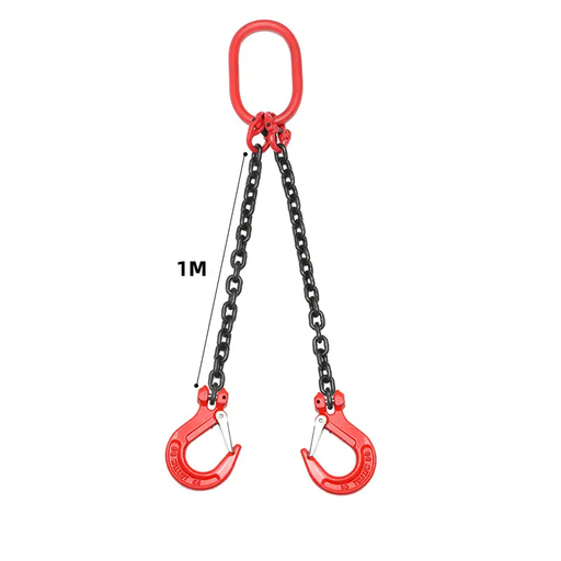 1m Heavy Duty Lifting Chain Sling Lifts 1 Ton With 2 Legs by salelink.co.nz