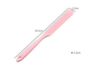 Mixing Spatulas Silicone Mould Reinforced Extended Cream Cake Mixing Scraper - BPA Free, Food Grade Material by Resin Art NZ