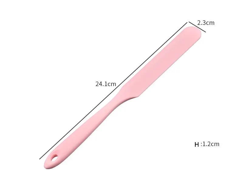 Mixing Spatulas Silicone Mould Reinforced Extended Cream Cake Mixing Scraper - BPA Free, Food Grade Material by Resin Art NZ