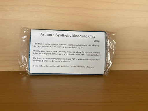 Non-toxic and Reusable Modeling Clay - Grey 200g per each by Resin Art NZ