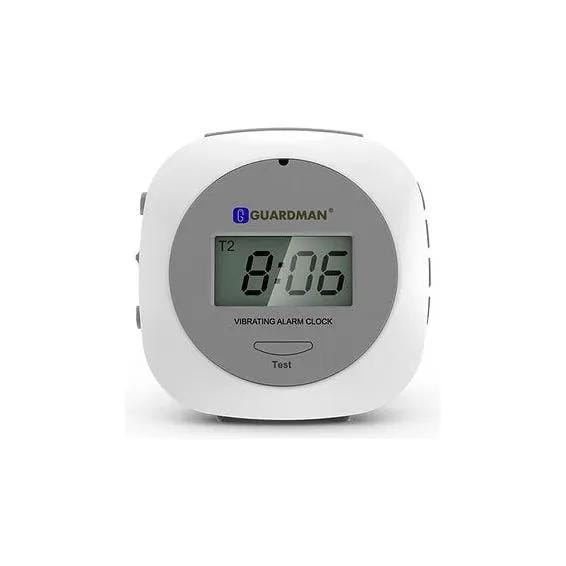 Guardman Portable Vibration Alarm Clock by Deafquip
