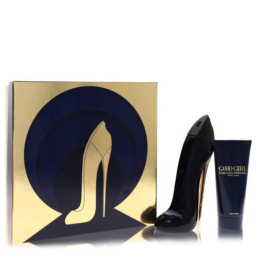 Good Girl Gift Set - 2.7 oz Eau De Parfum Spray + 3.4 oz Body Lotion by Carolina Herrera -- by Brands HD