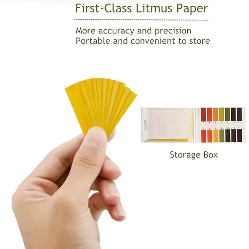 PH 1-14 Test Paper for Water, Soil, and Food Testing - 240 Strips with Storage Case by Mead's Supply & Equipment Outfitters limited