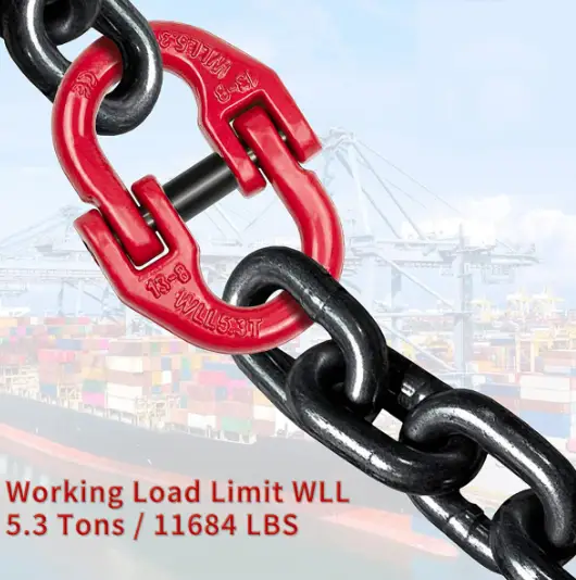 1/2" Safety Chain Connector Link Tow Hitch Hammerlock Coupling Link by salelink.co.nz