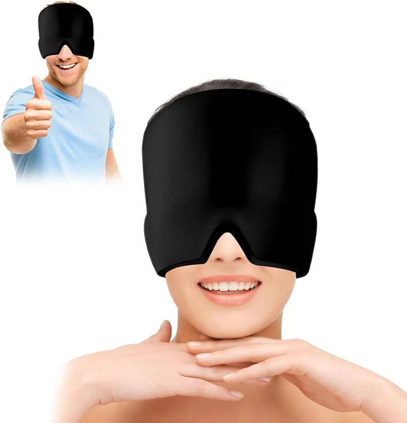 360° Migraine Relief Hat Ice Headache Wrap by salelink.co.nz