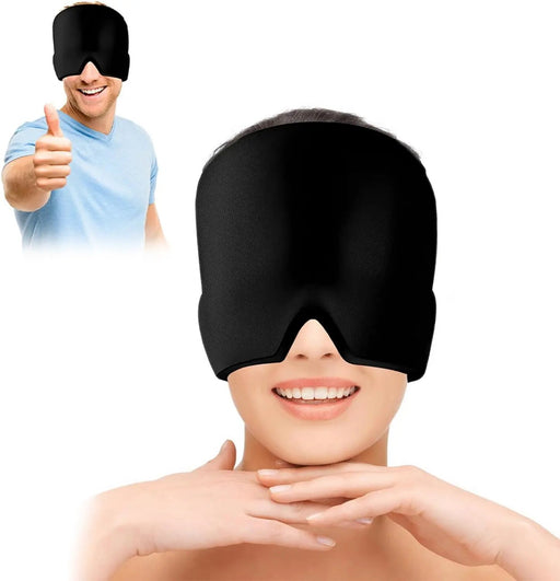 360° Migraine Relief Hat Ice Headache Wrap by salelink.co.nz