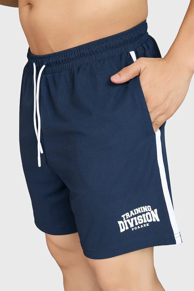 Grit Shorts Navy by Fuaark Nz