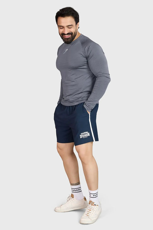 Grit Shorts Navy by Fuaark Nz