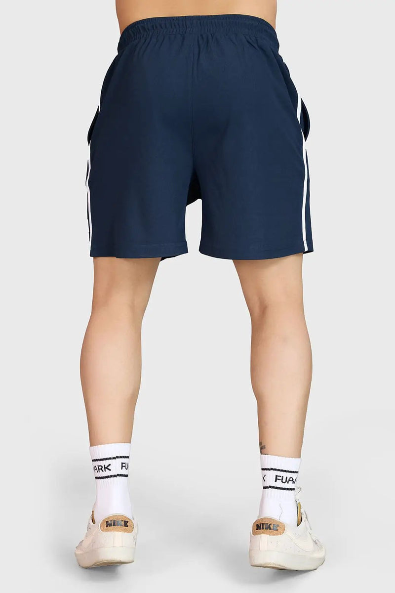 Grit Shorts Navy by Fuaark Nz