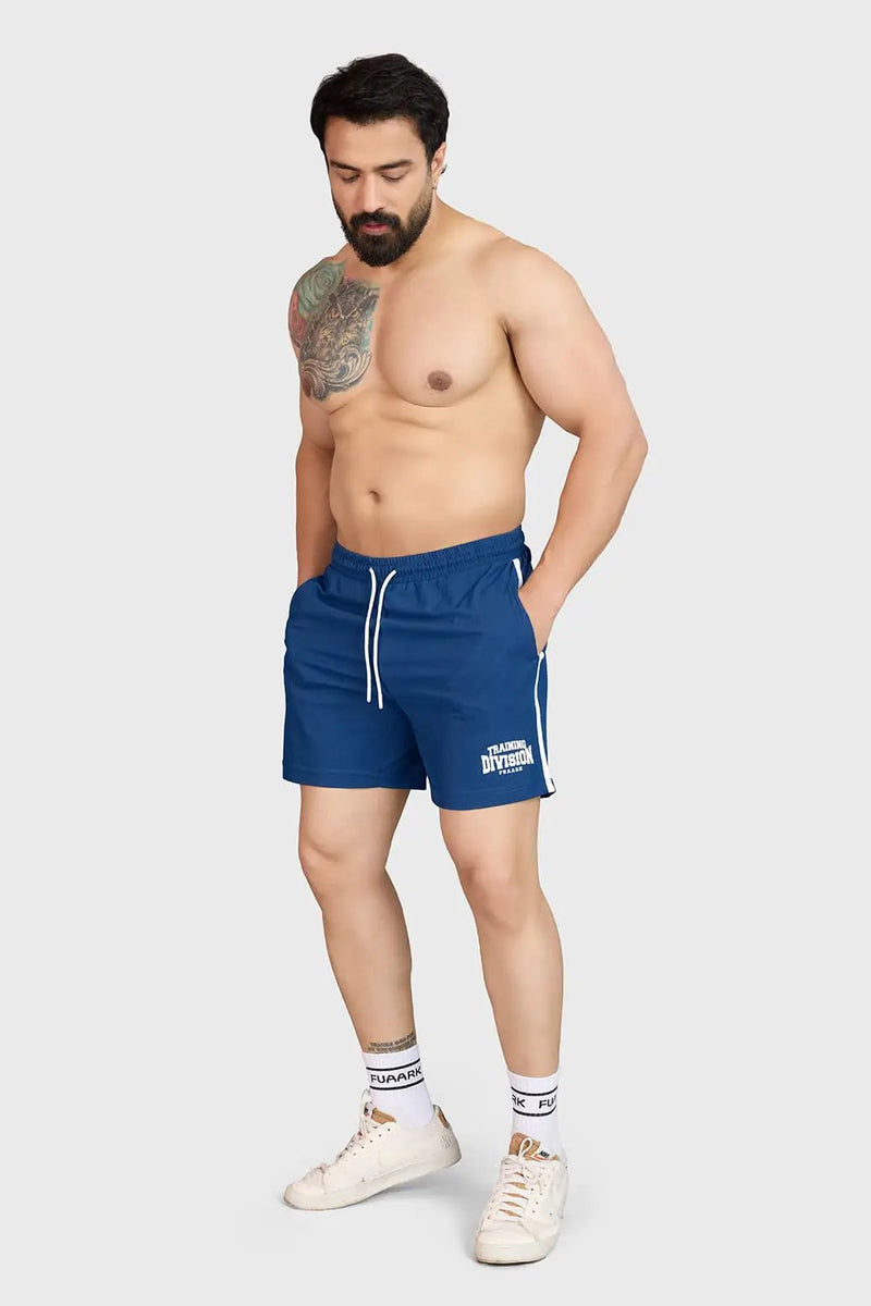 Grit Shorts Orion Blue by Fuaark Nz