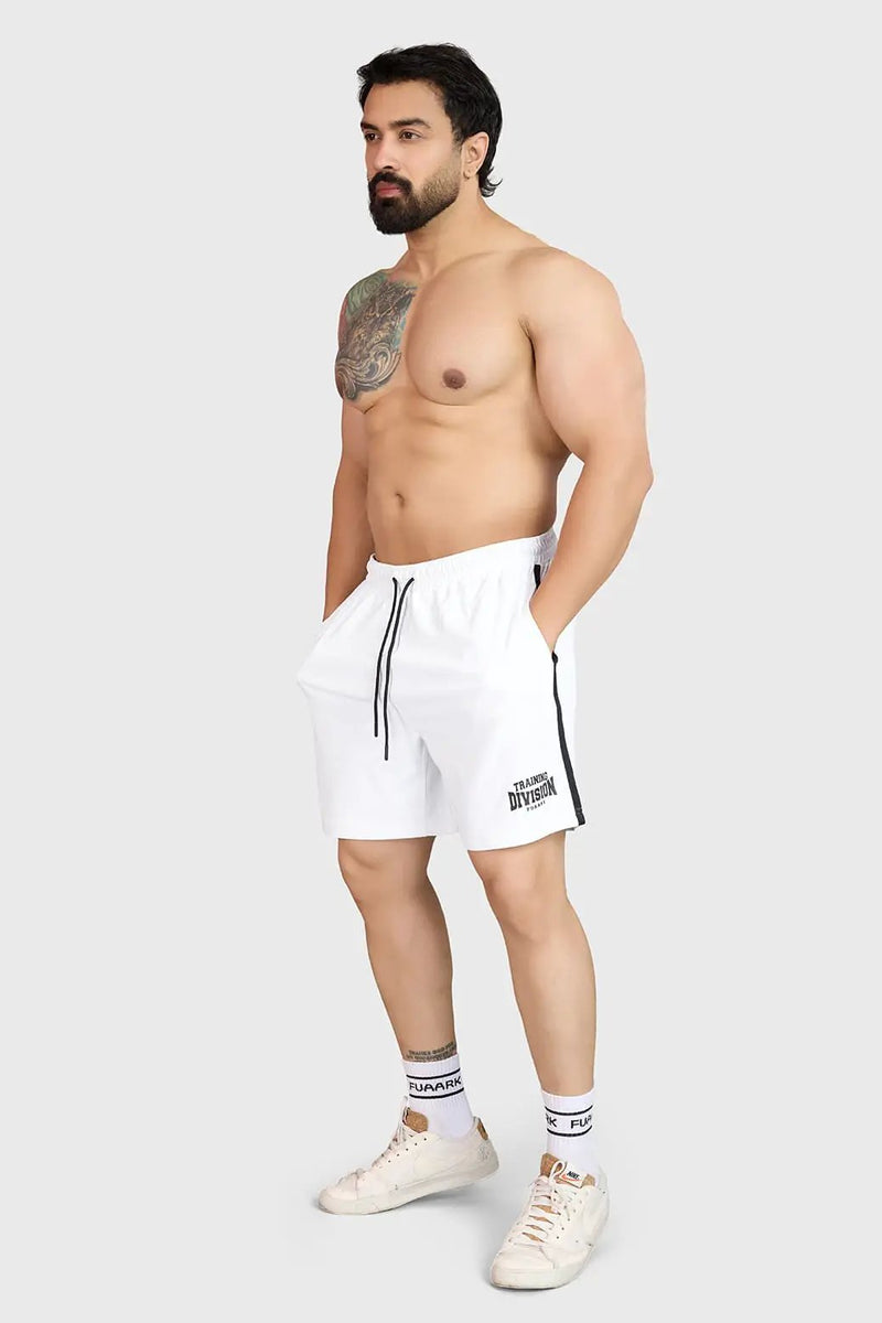 Grit Shorts White by Fuaark Nz