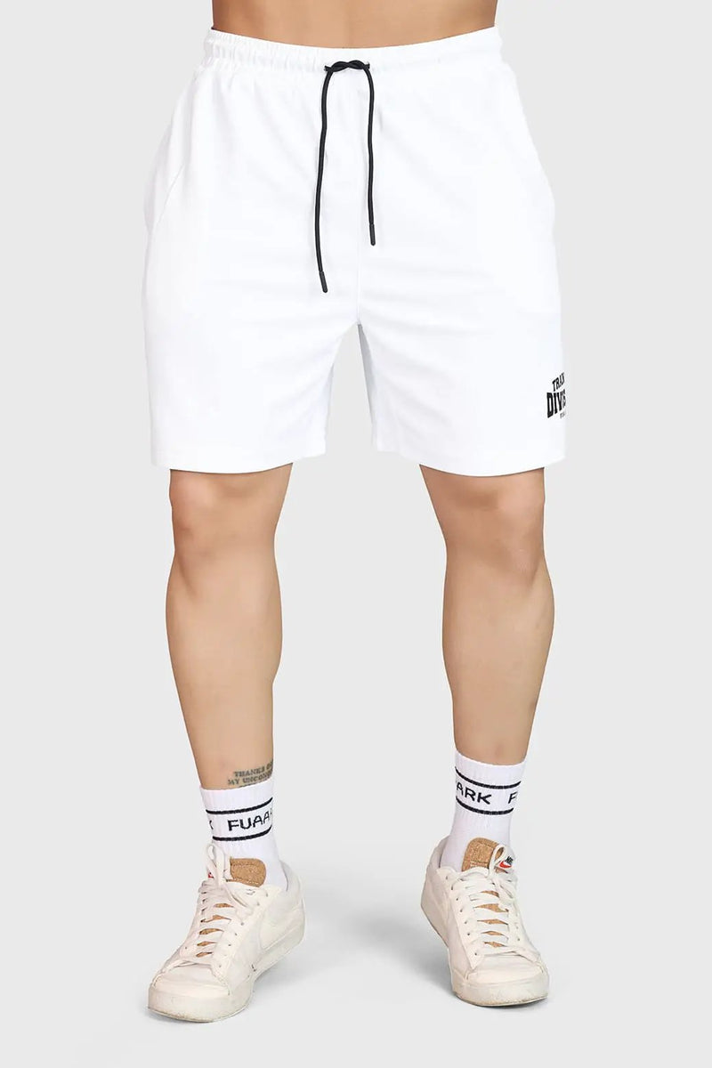 Grit Shorts White by Fuaark Nz