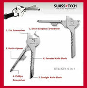 6 in 1 Multi Function Stainless Steel Utility Key Tool Knife Screwdeiver by salelink.co.nz