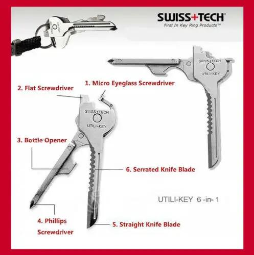 6 in 1 Multi Function Stainless Steel Utility Key Tool Knife Screwdeiver by salelink.co.nz