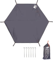 270x315cm Camping Tarp Tent Mat Outdoor Groundsheet by salelink.co.nz