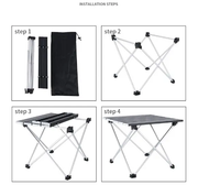 39.5x34.5x32cm Camping Table Foldable by salelink.co.nz