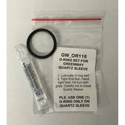 Replacement O-Ring Sets - For UV Quartz Sleeves - Greenway, Sterilight, Splenvue & Germicidal by Filtration Station NZ