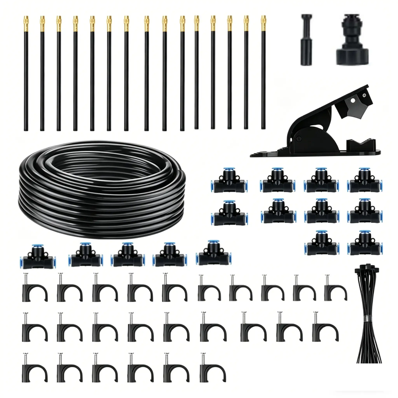15M Adjustable Watering Irrigation Misting System Kit by salelink.co.nz