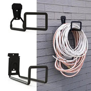 g8buynz 2 Pcs Metal Heavy Duty Hose Reel Hanger Wall Mounted 2 Pcs Metal Heavy Duty Hose Reel Hanger Wall Mounted