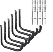 g8buynz 6Pcs Large Garage Storage Hooks Hanger for Ladder Bike Extension Cord Tool 6Pcs Large Garage Storage Hooks Hanger for Ladder Bike Extension Cord Tool