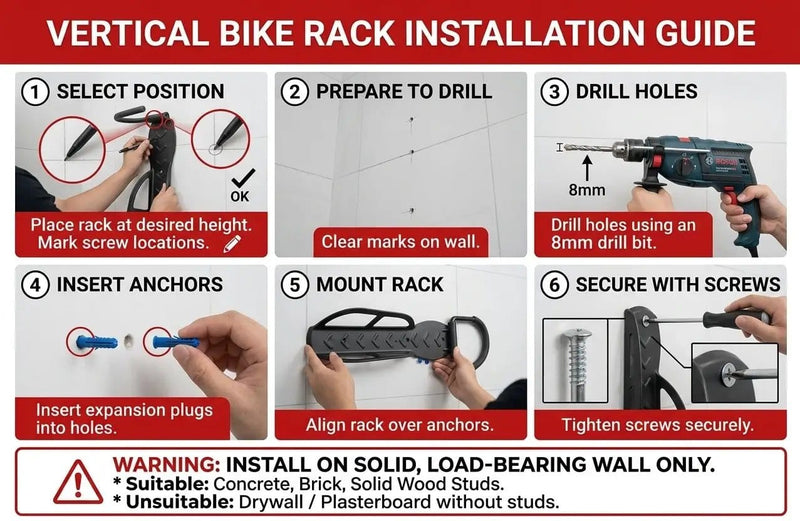 g8buynz 2pcs Wall Mount Bike Rack Vertical Bicycle Hook 2pcs Wall Mount Bike Rack Vertical Bicycle Hook