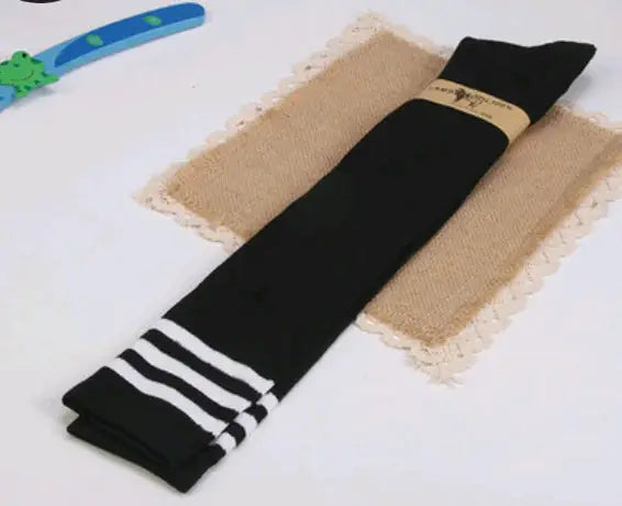 Striped Over-the-Knee Socks for Women - College Style Knee-High Fashion Socks by Mead's Supply & Equipment Outfitters limited