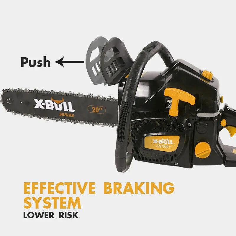 X-BULL 62cc Petrol Chainsaw by salelink.co.nz