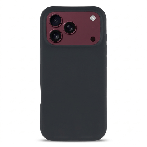 9eight5 Mobile Phone Accessories Silicone case for iPhone 18 Pro (Black) Premium Silicone Case For iPhone 18 Pro Black