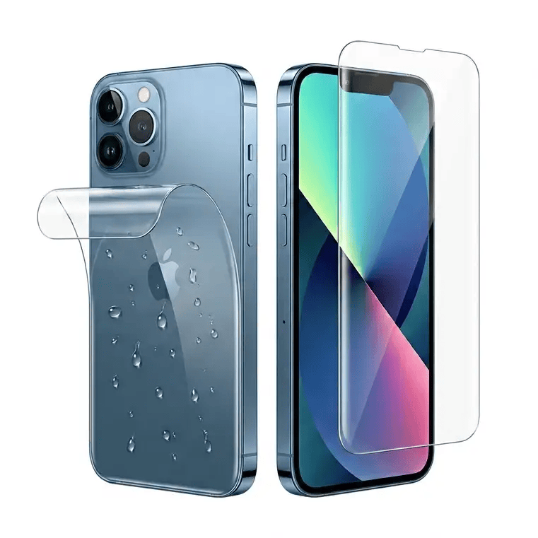 9eight5 Screen protector Hydrogel Screen Protector for iPhone 13 Pro (Screen & Back) Hydrogel Screen and Back Protector for iPhone 13 Pro