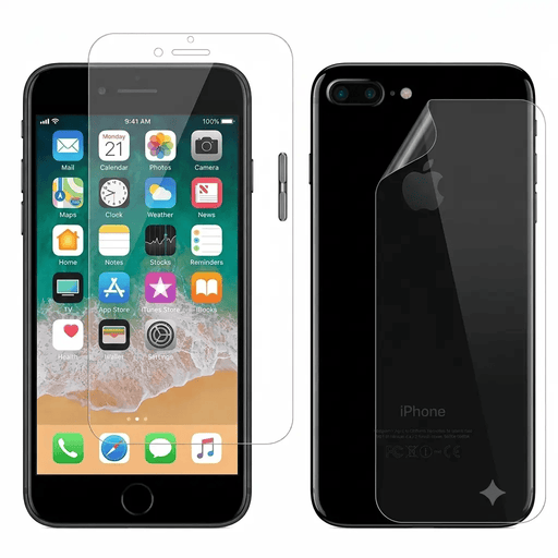 9eight5 Screen protector Hydrogel Screen Protector for iPhone 7 Plus (Screen & Back) Hydrogel Screen Protector For iPhone 7 Plus Front Back