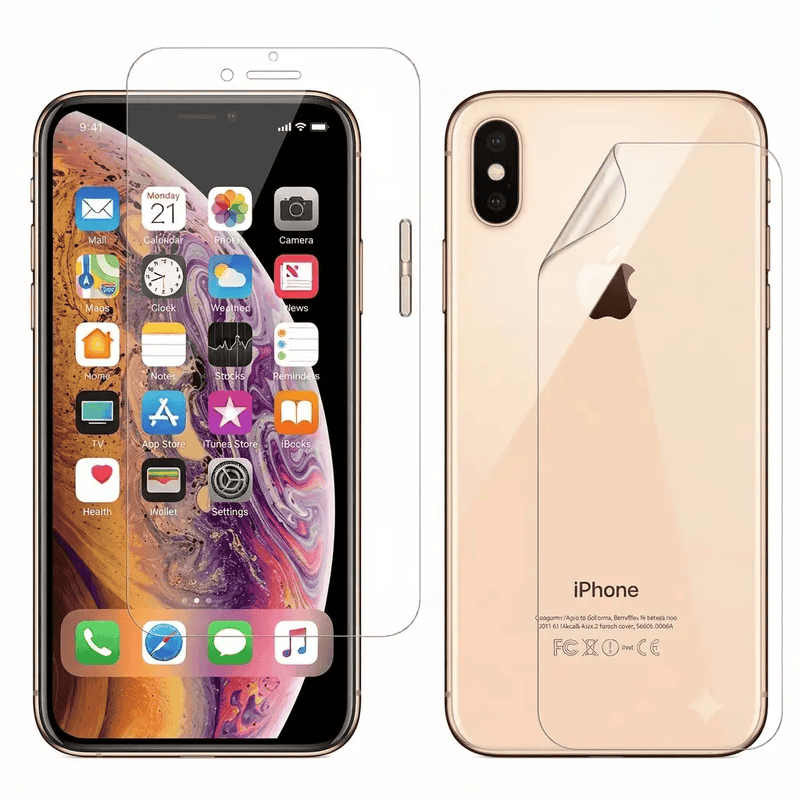 9eight5 Screen protector Hydrogel Screen Protector for iPhone XS (Screen & Back) 9eight5 Hydrogel Screen Protector For iPhone XS