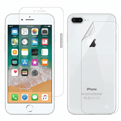 9eight5 Screen protector Hydrogel Screen Protector for iPhone 8 Plus (Screen & Back) Hydrogel Screen Protector For iPhone 8 Plus Back