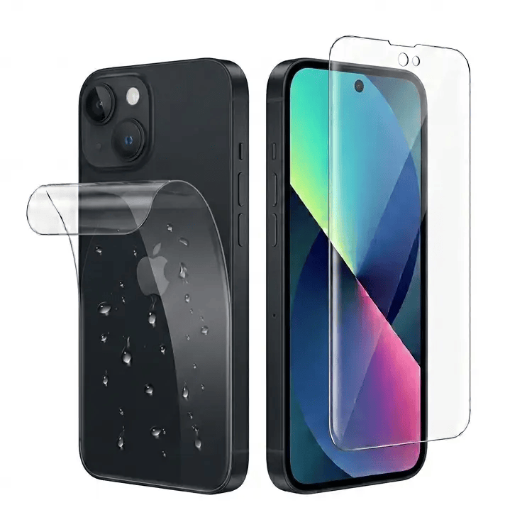 9eight5 Screen protector Hydrogel Screen Protector for iPhone 15 Plus (Screen & Back) Hydrogel Screen and Back Protector for iPhone 15 Plus
