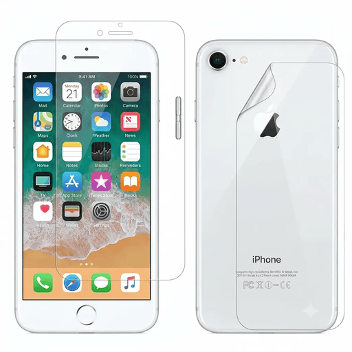 9eight5 Screen protector Hydrogel Screen Protector for iPhone 8 (Screen & Back) 9eight5 Hydrogel Screen Protector for iPhone 8 Front