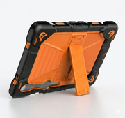 Samsung Galaxy Tab S9 Rugged Shockproof Case with Kickstand (Orange) by techplus