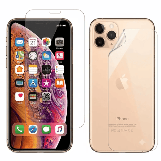 9eight5 Screen protector Hydrogel Screen Protector for iPhone 11 Pro Max (Screen & Back) Hydrogel Screen Protector For iPhone 11 Pro Max