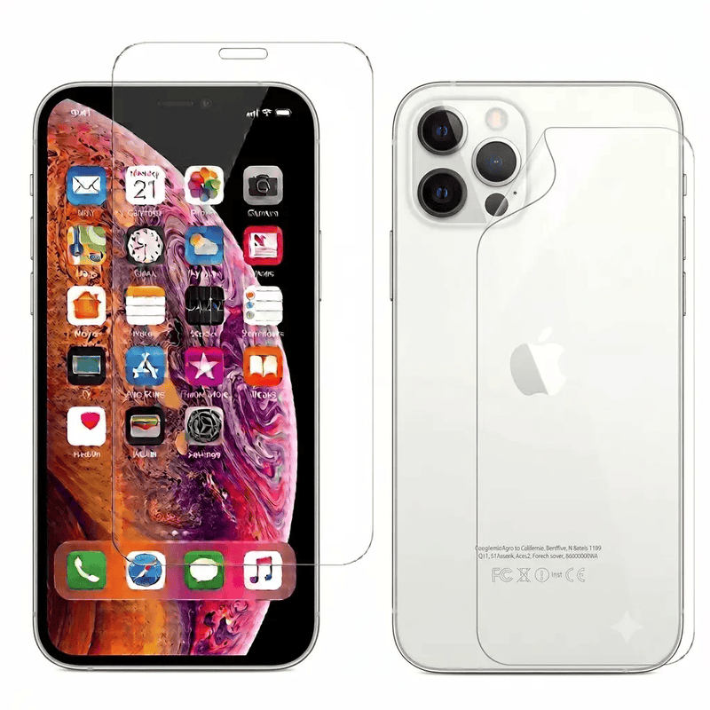 9eight5 Screen protector Hydrogel Screen Protector for iPhone 12 Pro (Screen & Back) 9eight5 Hydrogel Screen Protector For iPhone 12 Pro