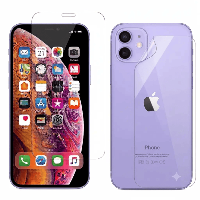 9eight5 Screen protector Hydrogel Screen Protector for iPhone 12 (Screen & Back) 9eight5 Hydrogel Screen Protector For iPhone 12