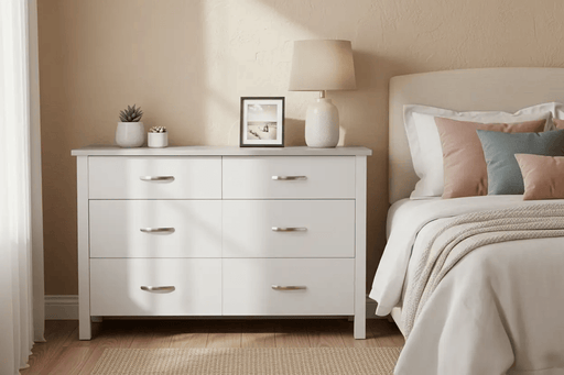 BroDeals Dressing Table Patty 6 Drawer Dressing Table | Lowboy Patty 6 Drawer Dressing Table | Lowboy