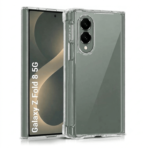 9eight5 Mobile Phone Accessories Silicone case for Samsung Z Fold 8 (Clear) Silicone case for Samsung Z Fold 8 (Clear)