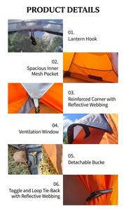 ECOTREK Camping Tents ECOTREK Lightweight 1-Person Hiking & Tramping Tent  KM3171 ECOTREK Lightweight 1-Person Hiking & Tramping Tent  KM3171