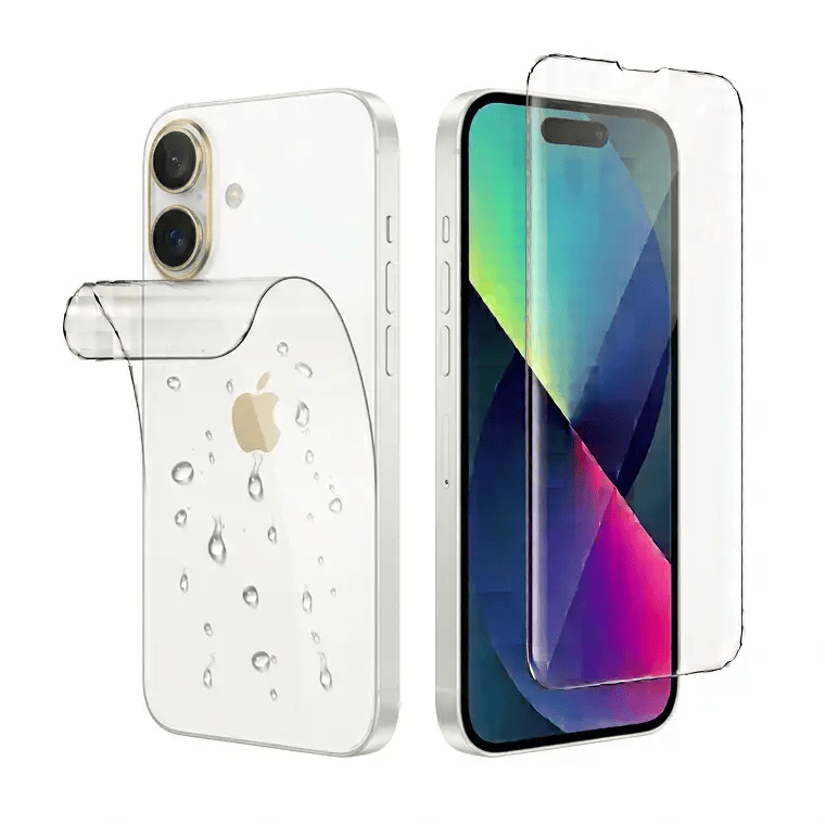 9eight5 Screen protector Hydrogel Screen Protector for iPhone 17 (Screen & Back) Hydrogel Screen Protector For iPhone 17 Full Coverage