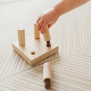 Wooden Screw Game – QToys | Sensory Toy NZ by Curious Moonbeam